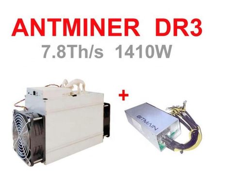 Bitmain Antminer DR3 7.8th Blake256r14 Asic pour l'exploitation de pièce de monnaie de DCR