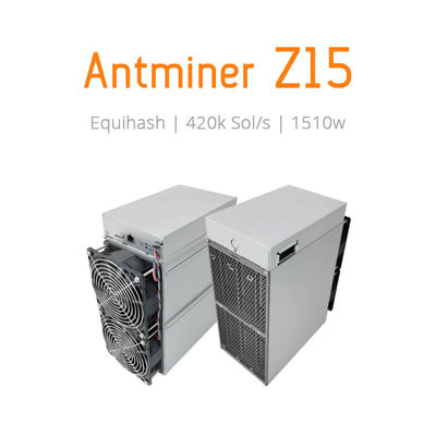Mineur de pièce de monnaie d'ASIC ZEC, Antminer Z15 420ksol Bitmain pour l'exploitation d'Equihash